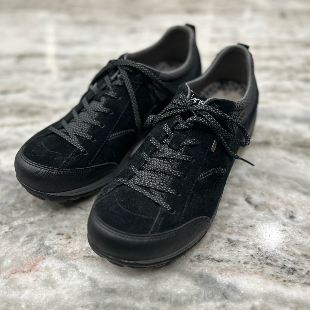 EUC Dansko Black Suede Waterproof Shoes